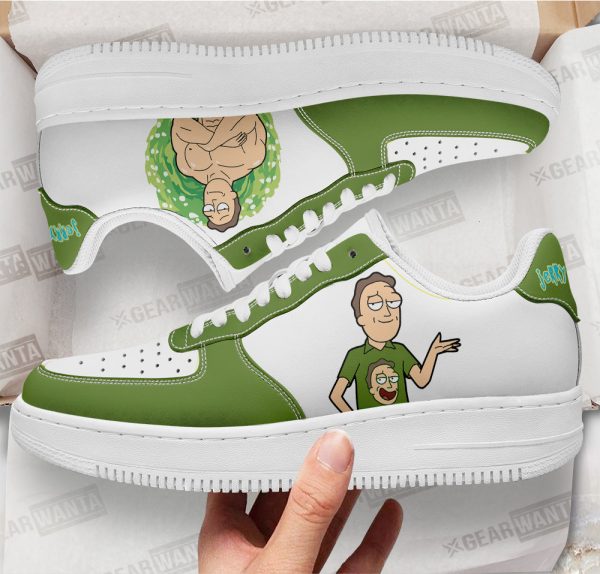 Jerry Smith Rick And Morty Custom Air Sneakers Qd13 2 - Perfectivy