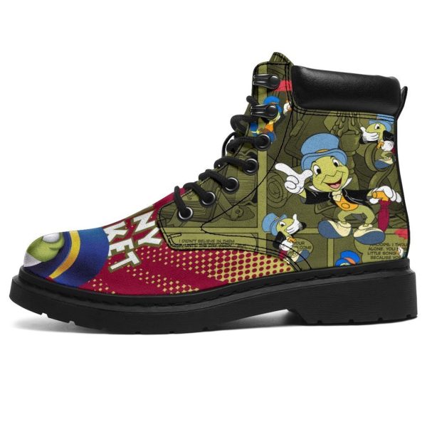 Jiminy Cricket Boots Shoes Pinocchio Gift For Fan-Gearsnkrs