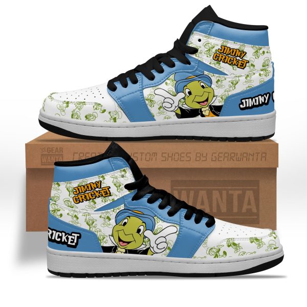 Jiminy Cricket J1 Shoes Custom For Cartoon Fans Sneakers Pt04 1 - Perfectivy