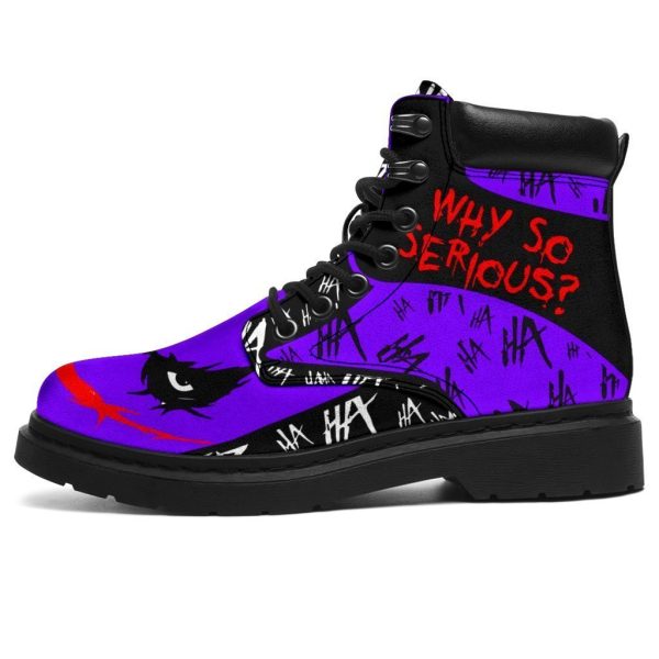 Joker Boots Why So Serious Funny Gift Idea-Gearsnkrs