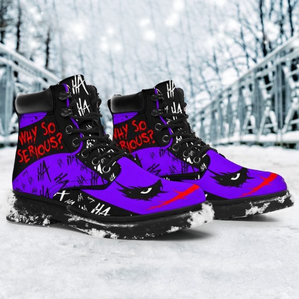 Joker Boots Why So Serious Funny Gift Idea-Gearsnkrs