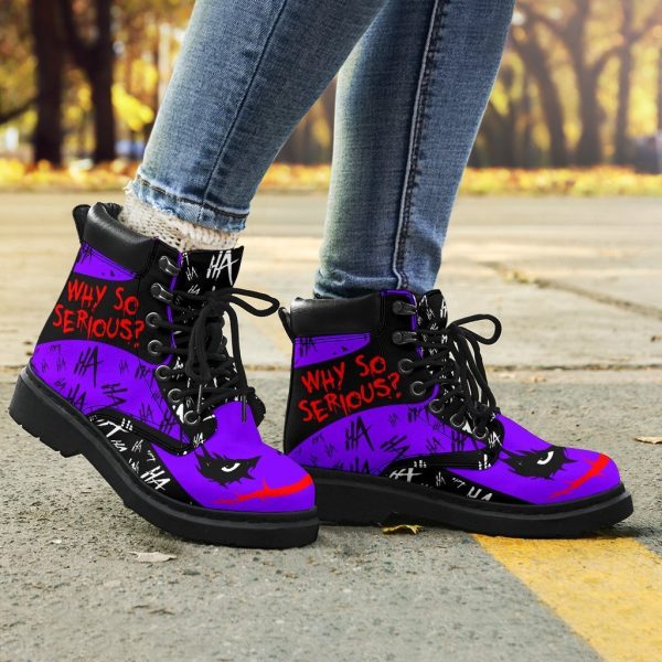 Joker Boots Why So Serious Funny Gift Idea-Gearsnkrs