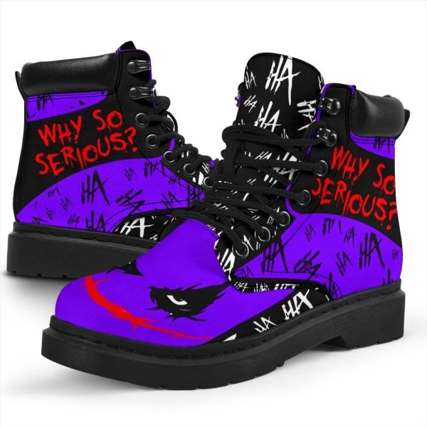 Joker Boots Why So Serious Funny Gift Idea-Gearsnkrs