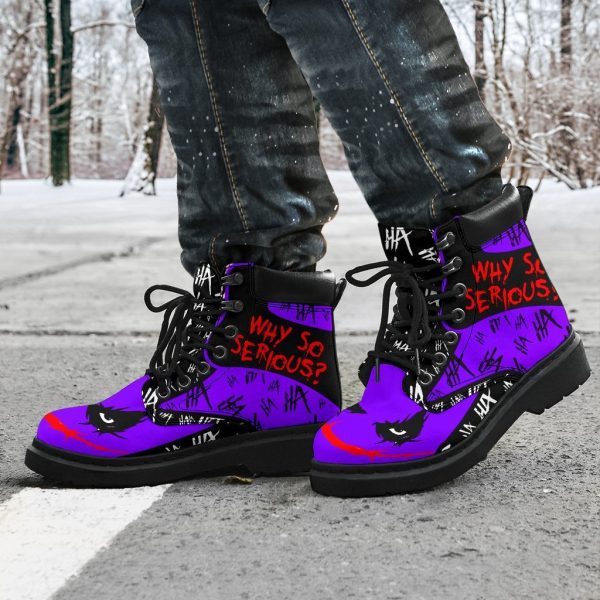 Joker Boots Why So Serious Funny Gift Idea-Gearsnkrs