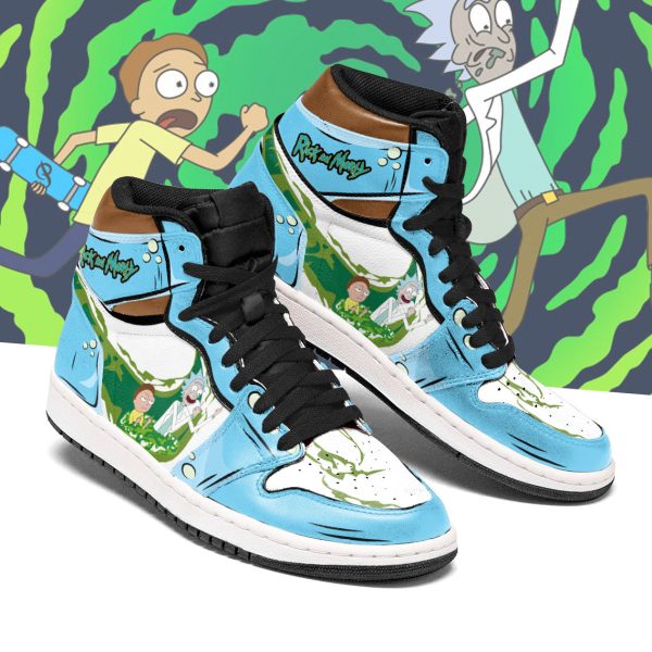 Just Rick It Jd Shoes Custom Rick And Morty Sneakers Brb02-Gearsnkrs