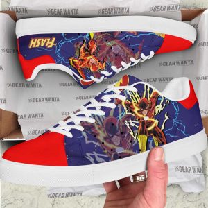Justice League Flash Skate Shoes Custom-Gearsnkrs
