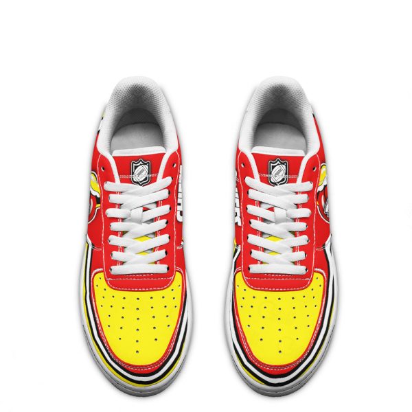 Kansas City Chiefs Air Sneakers Custom Force Shoes Sexy Lips For Fans-Gearsnkrs