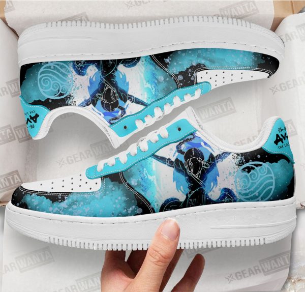 Katara Waterbending Air Sneakers Custom Avatar The Last Airbender Shoes 1 - Perfectivy