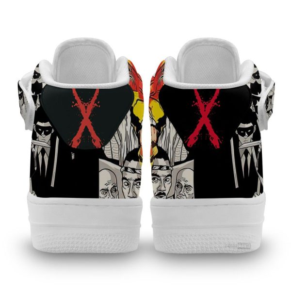 Kill Bill Air Mid Shoes Custom The Bride Sneakers-Gearsnkrs