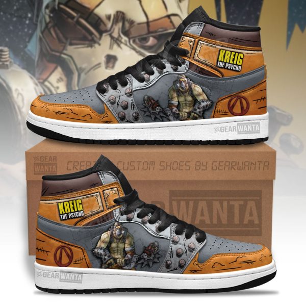 Krieg Borderlands J1 Shoes Custom For Fans Sneakers Mn13 1 - Perfectivy