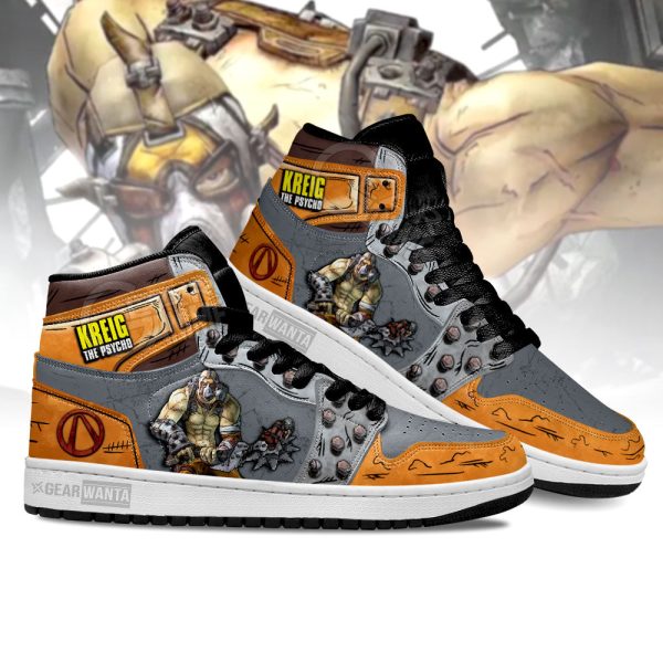 Krieg Borderlands J1 Shoes Custom For Fans Sneakers Mn13 3 - Perfectivy