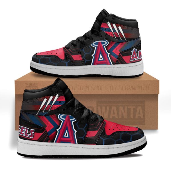 La Angels Football Team Kid Sneakers Custom For Kids 1 - Perfectivy