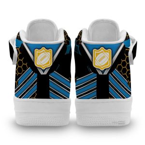 La Chargers Sneakers Custom Air Mid Shoes For Fans-Gearsnkrs