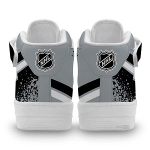 La Kings Air Mid Shoes Custom Hockey Sneakers Fans-Gearsnkrs