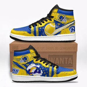 LA Rams Football Team J1 Shoes Custom For Fans Sneakers TT13 1 - PerfectIvy