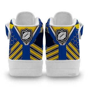 La Rams Sneakers Custom Air Mid Shoes For Fans-Gearsnkrs