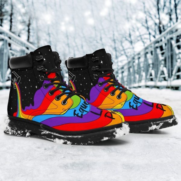 Lgbt Boots Shoes Equality Love Pride Amazing Gift Idea-Gearsnkrs