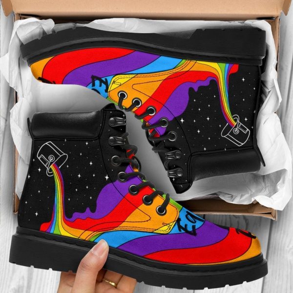 Lgbt Boots Shoes Equality Love Pride Amazing Gift Idea-Gearsnkrs