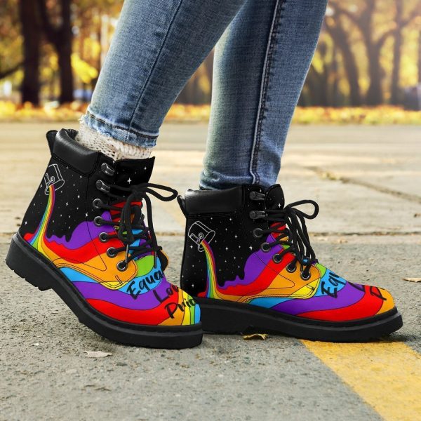 Lgbt Boots Shoes Equality Love Pride Amazing Gift Idea-Gearsnkrs