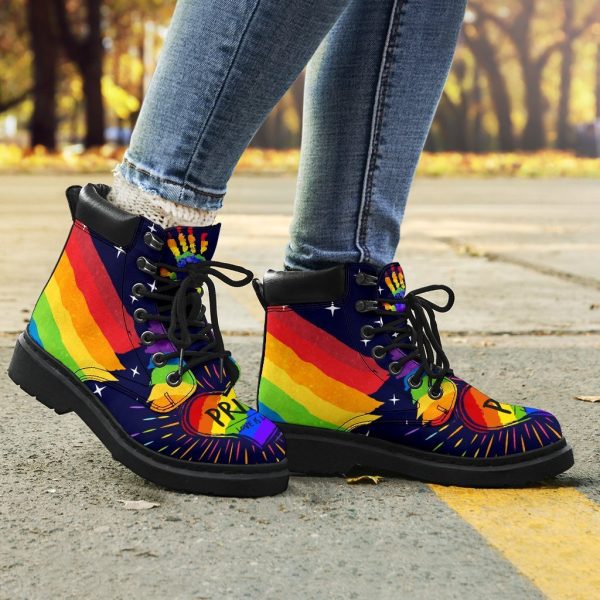 Lgbt Pride Boots Timbs Custom Shoes Gift Idea-Gearsnkrs