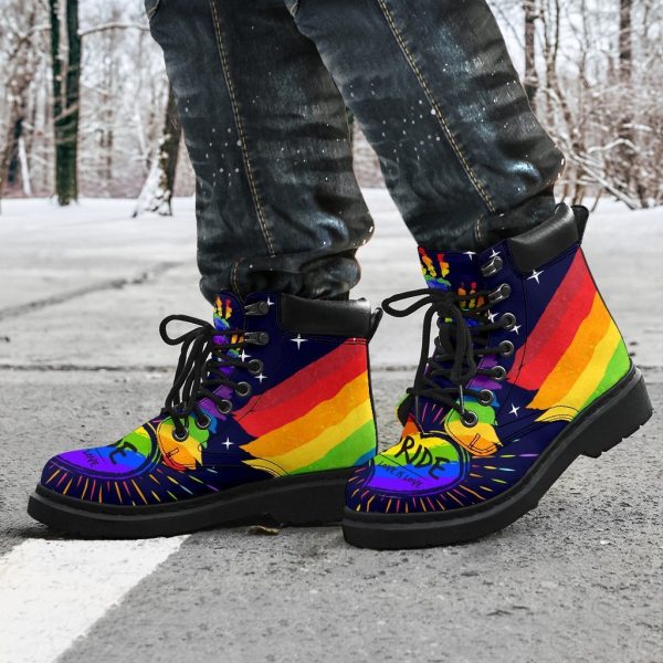 Lgbt Pride Boots Timbs Custom Shoes Gift Idea-Gearsnkrs