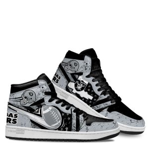 Las Vegas Raiders Football Team J1 Shoes Custom For Fans Sneakers Tt13 3 - Perfectivy