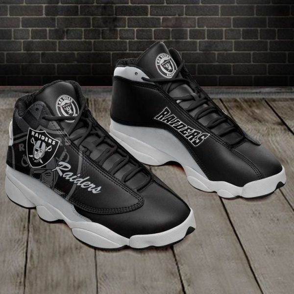 Las Vegas Raiders Shoes Custom J13 Sneakers Ah22103-Gearsnkrs