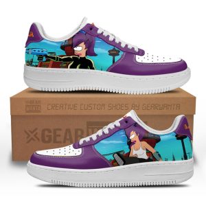Leela Futurama Custom Air Sneakers QD12 1 - PerfectIvy