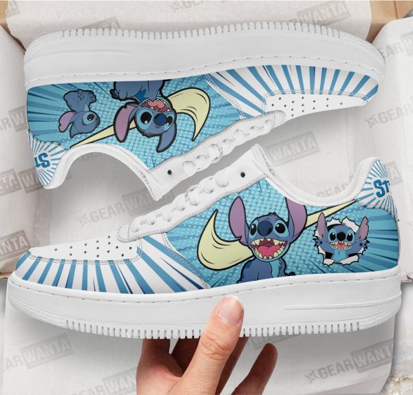 Stitch Air Sneakers Custom Shoes For Cartoon Fans 2 - Perfectivy