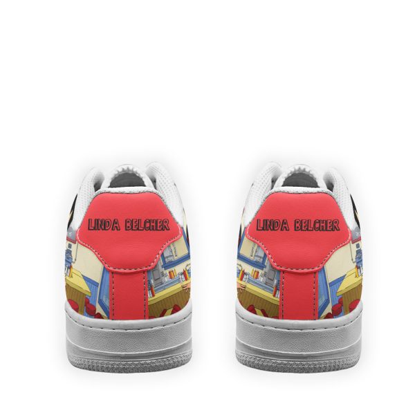 Linda Belcher Bob'S Burger Custom Air Sneakers Qd12 3 - Perfectivy