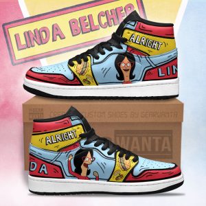 Linda Bob's Burger J1 Shoes Custom For Cartoon Fans Sneakers TT13 1 - PerfectIvy