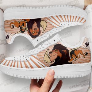 Lion Scar Air Sneakers Custom Villain The Lion King 2 - PerfectIvy