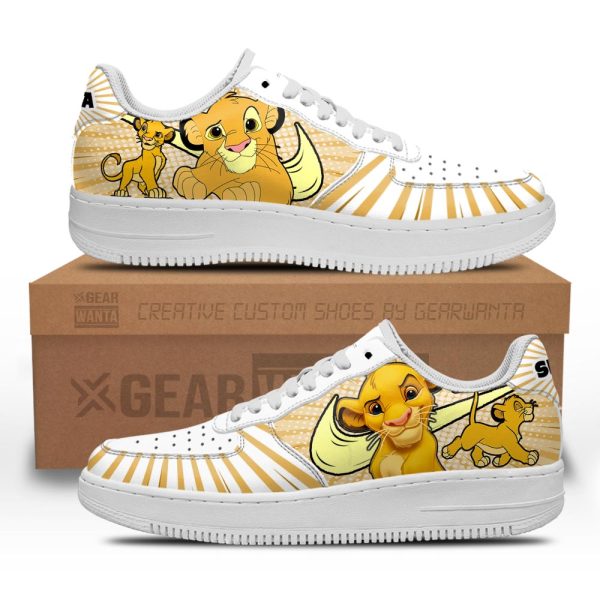 Lion King Simba Air Sneakers Custom 1 - Perfectivy