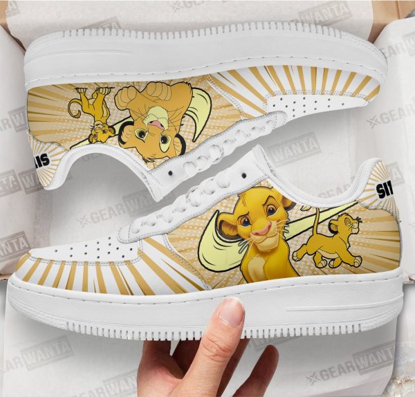 Lion King Simba Air Sneakers Custom 2 - Perfectivy