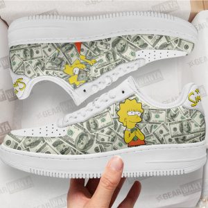 Lisa Simpson Air Sneakers Custom Simpson Cartoon Shoes 1 - PerfectIvy