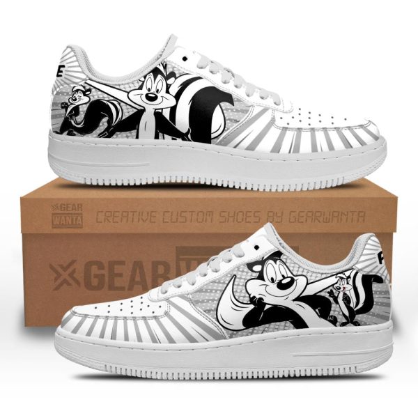 Looney Tunes Pepe Air Sneakers Custom 1 - Perfectivy