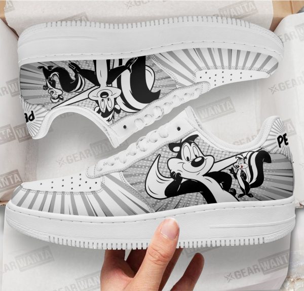 Looney Tunes Pepe Air Sneakers Custom 2 - Perfectivy