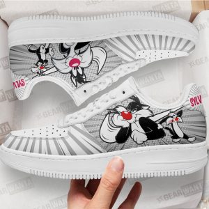 Looney Tunes Sylvester Air Sneakers Custom 2 - PerfectIvy