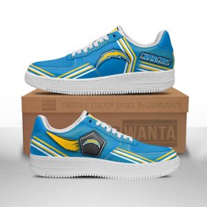 Los Angeles Chargers Air Sneakers Custom Force Shoes For Fans-Gear Wanta