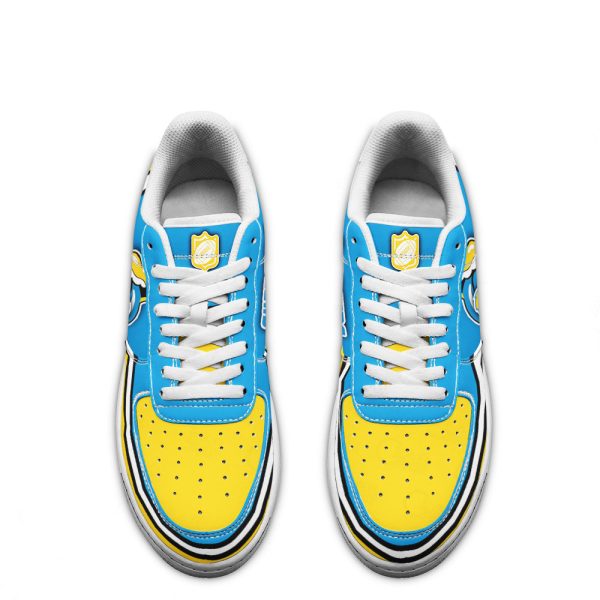 Los Angeles Chargers Air Sneakers Custom Force Shoes Sexy Lips For Fans-Gearsnkrs