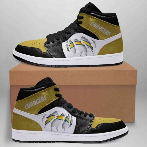 Los Angeles Chargers Custom Shoes Sneakers-Gearsnkrs