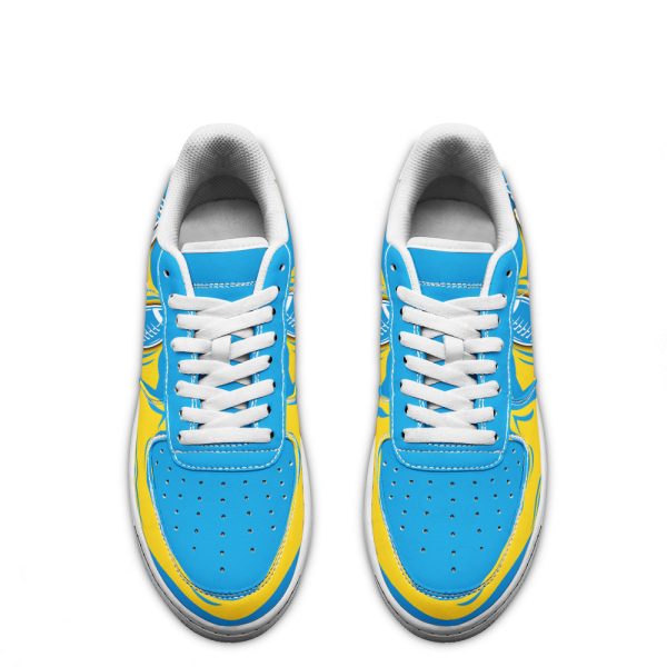 Los Angeles Chargers Air Shoes Custom Naf Sneakers For Fans-Gearsnkrs