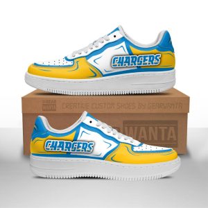 Los Angeles Chargers Air Sneakers Custom NAF Shoes For Fan-Gear Wanta