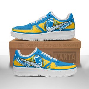 Los Angeles Chargers Air Shoes Custom NAF Sneakers For Fans-Gear Wanta