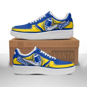 Los Angeles Rams Air Shoes Custom NAF Sneakers For Fans-Gear Wanta