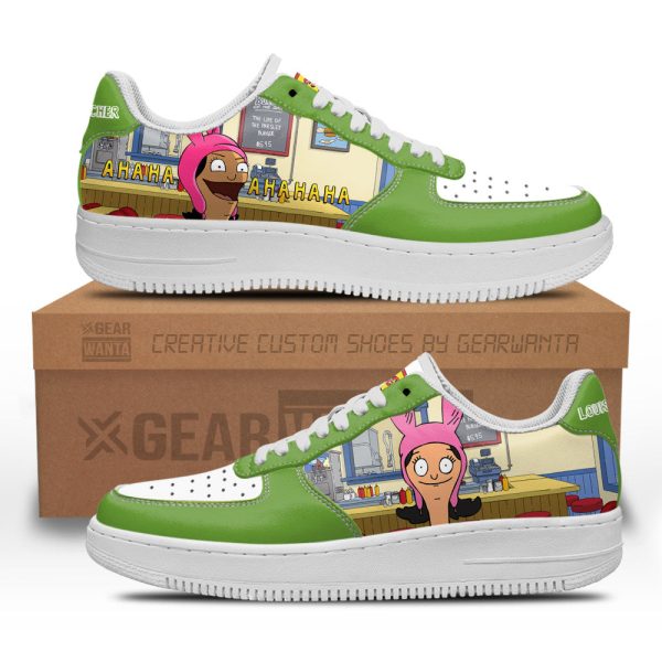 Louise Belcher Bob'S Burger Custom Air Sneakers Qd12 1 - Perfectivy