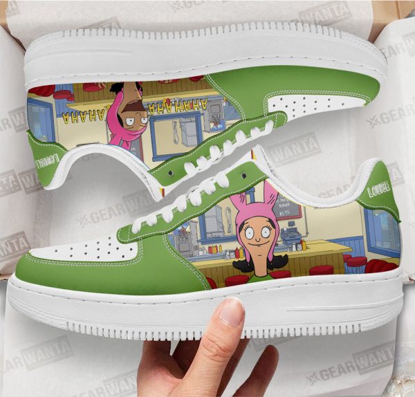 Louise Belcher Bob'S Burger Custom Air Sneakers Qd12 2 - Perfectivy