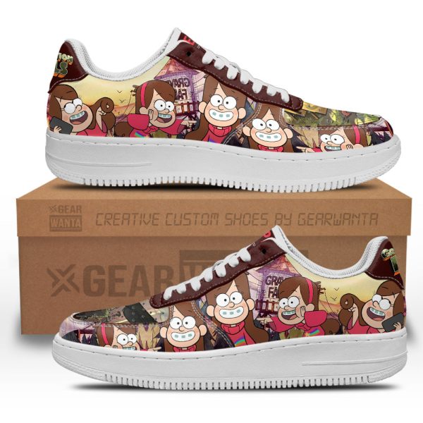 Mabel Pines Gravity Falls Air Sneakers Custom Cartoon Shoes 2 - Perfectivy