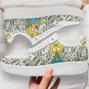 Maggie Simpson Air Sneakers Custom Simpson Cartoon Shoes 1 - PerfectIvy