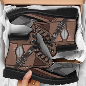 Mandalorian Boots Bounty Hunter Style Custom-Gearsnkrs
